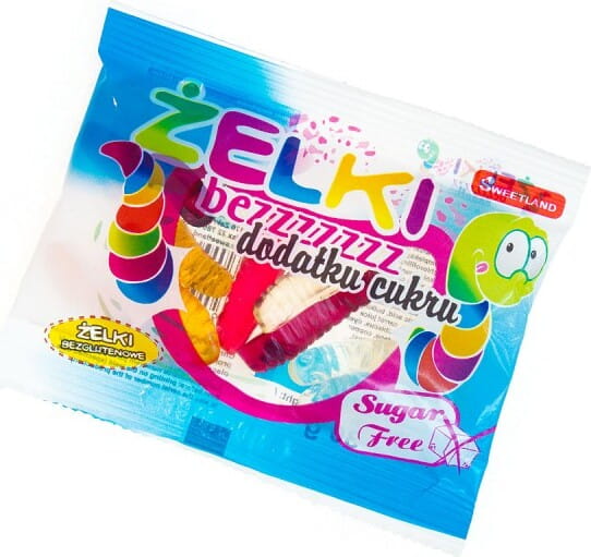 Gummibjørne med frugtsmag uden tilsat sukker 30g