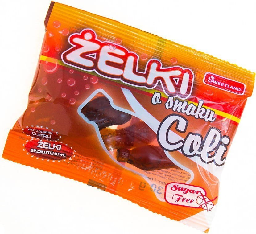 Želé s příchutí coly bez přidaného cukru 30g