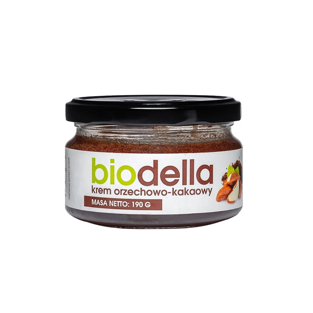 Nöt- och kakaokräm 190 g BIOLIFE
