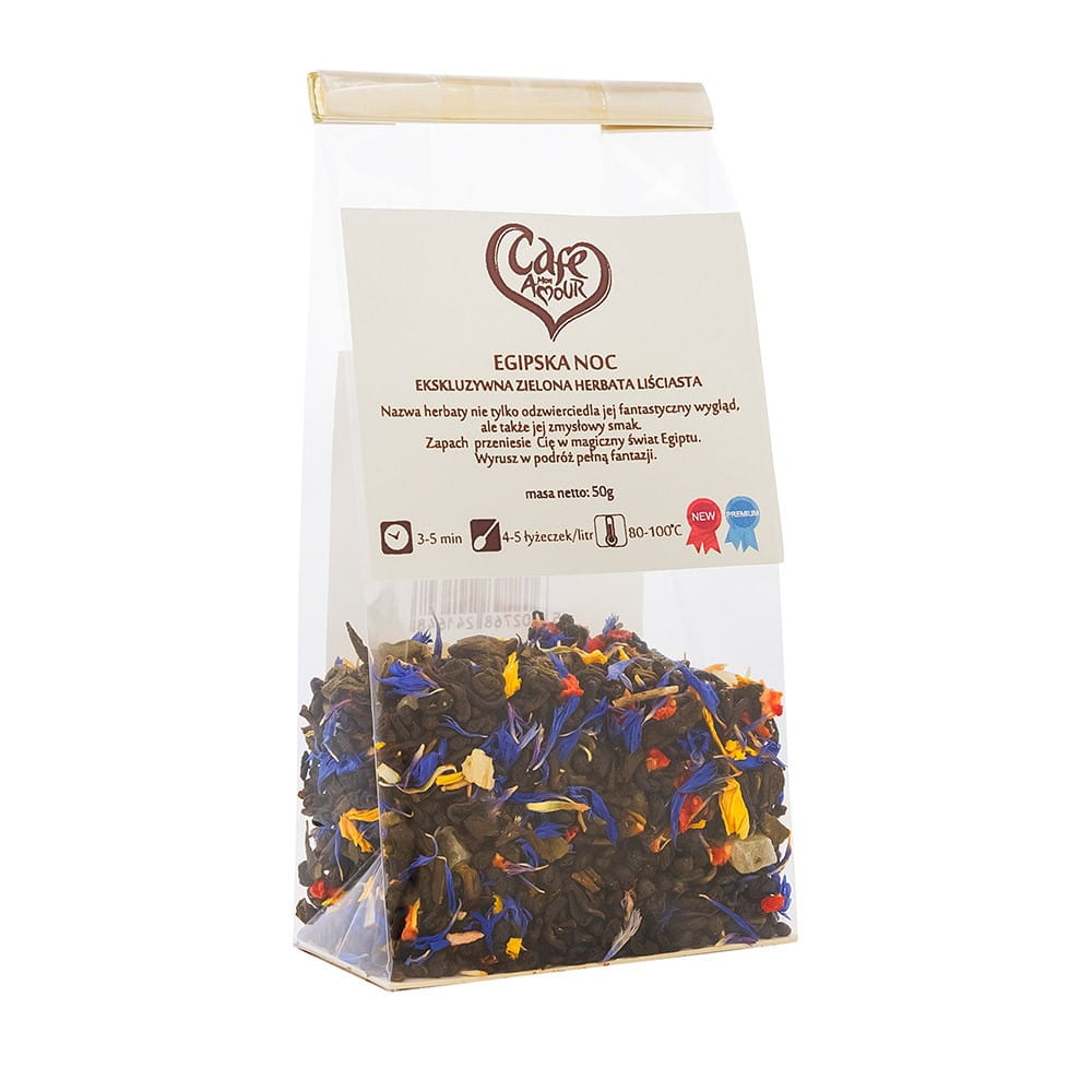 Grøn ægyptisk natskål te 50 g CAFE AMOUR