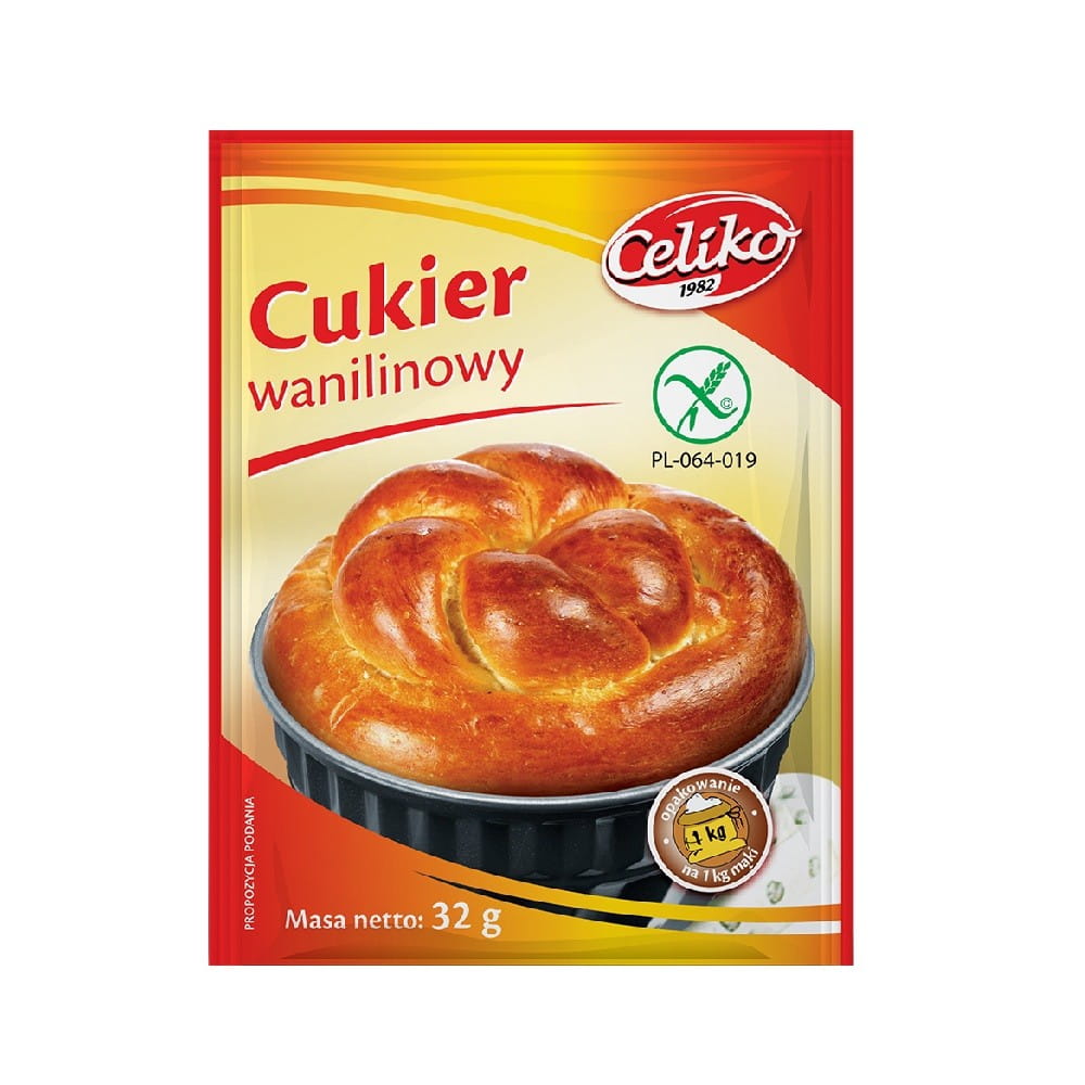 Glutenfreier Vanillezucker 32 g CELIKO