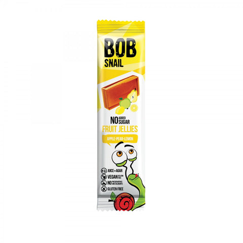 Snack Apfel - Birne - Zitrone ohne Zuckerzusatz 38 g BOB SNAIL