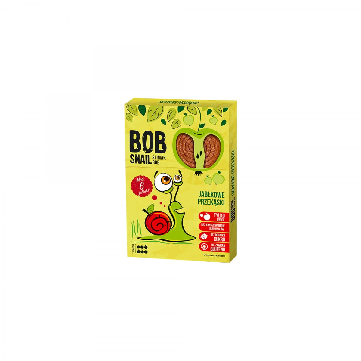 Apfelfruchtsnack ohne Zuckerzusatz 60 g BOB SNAIL