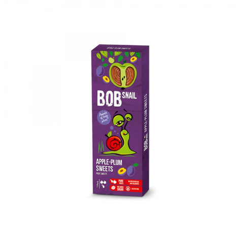 Apfel-Pflaumen-Fruchtsnack ohne Zuckerzusatz 30 g BOB SNAIL