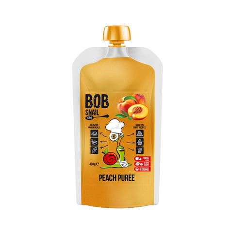 Pfirsichpüree 100 % Frucht 400 ml BOB SNAIL