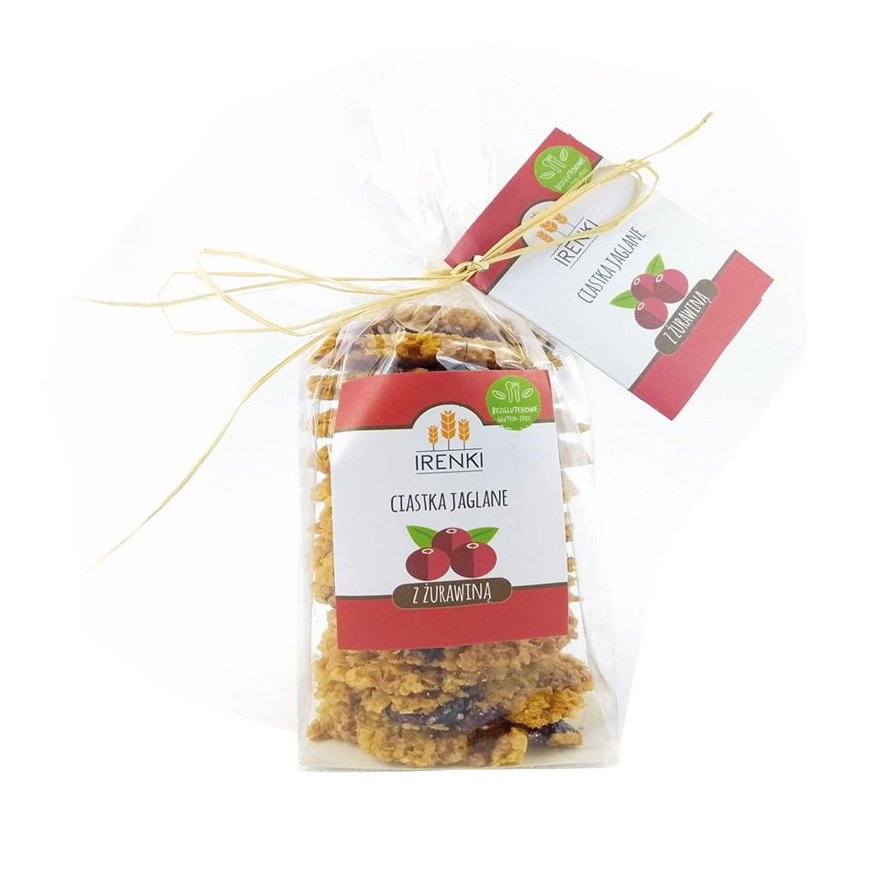 Hirsekekse mit Cranberry glutenfrei 175 g