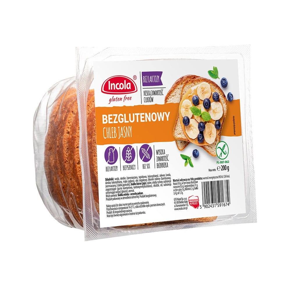 Pâine blondă fără gluten 200 g GFS POLAND