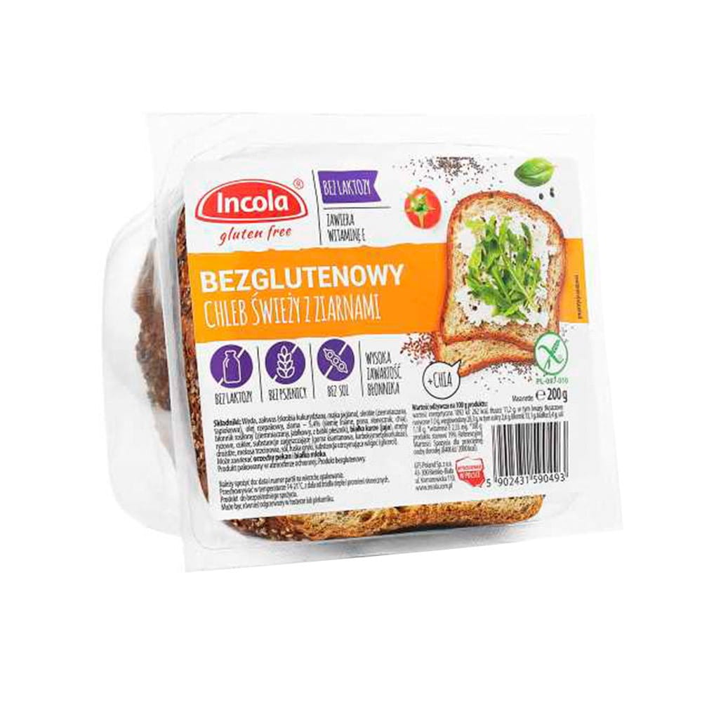 Pain frais sans gluten aux graines 350 g GFS POLAND