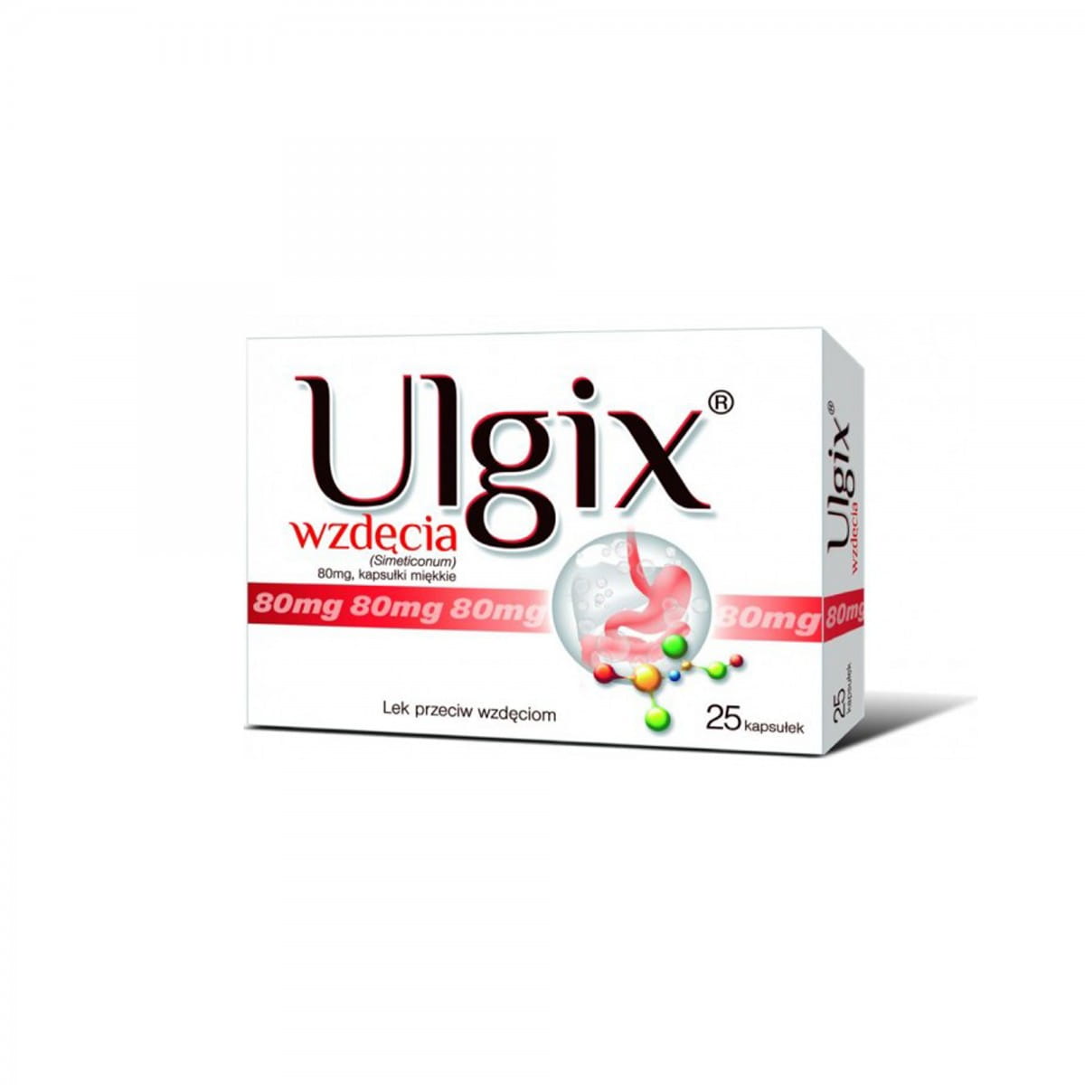 Ulgix against flatulence 25 capsules HASCO - MEDICINE