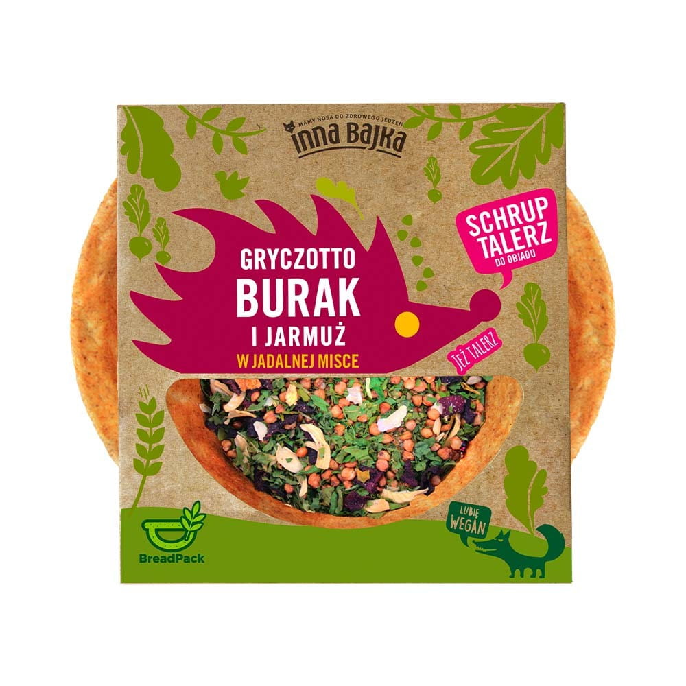 Bokhvete, rødbeter og grønnkål i en spisbar skål 115 g ANOTHER TALE