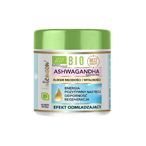 Ashwagandha BIO 100 g 200 Tabletten INTENSON