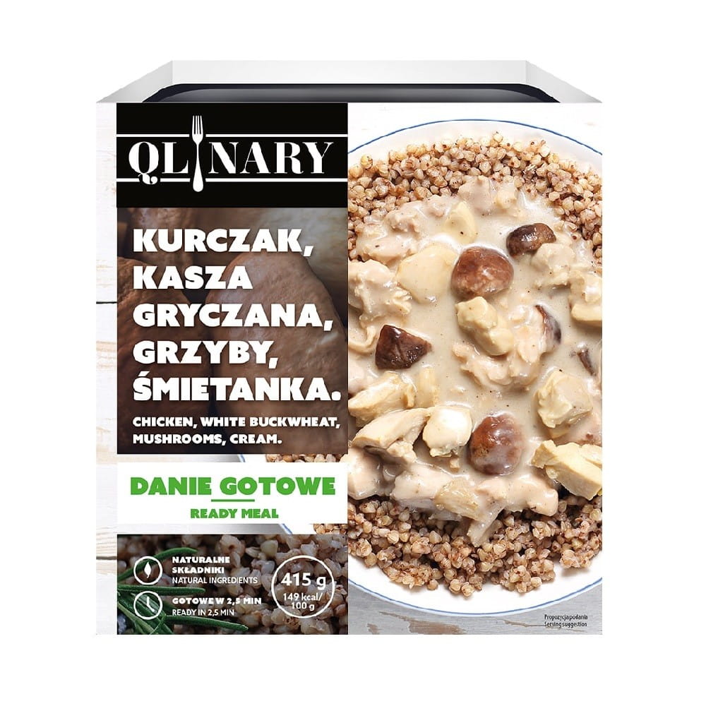 Chicken buckwheat, mushrooms, cream 410 g