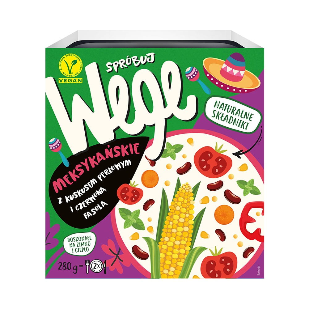 Piatto messicano con couscous e fagioli rossi 280 g