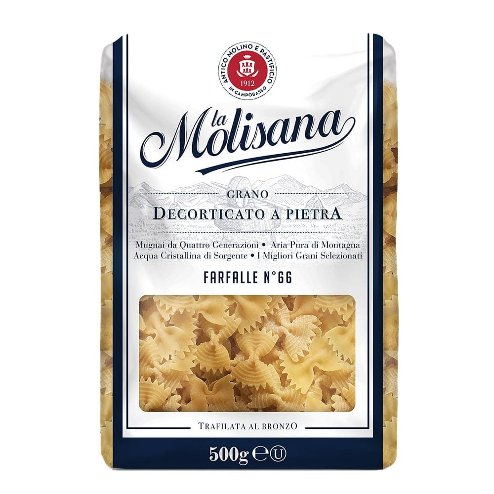 Farfalle Rigate Nr. 66 Těstoviny 500 g LA MOLISANA