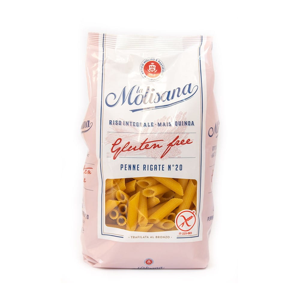 Penne Rigate Nr. 20 sin gluten 400 g LA MOLISANA