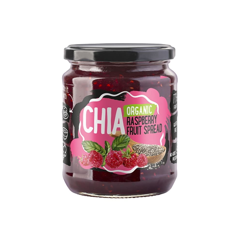 Mousse raspberi dengan biji chia BIO 250 g