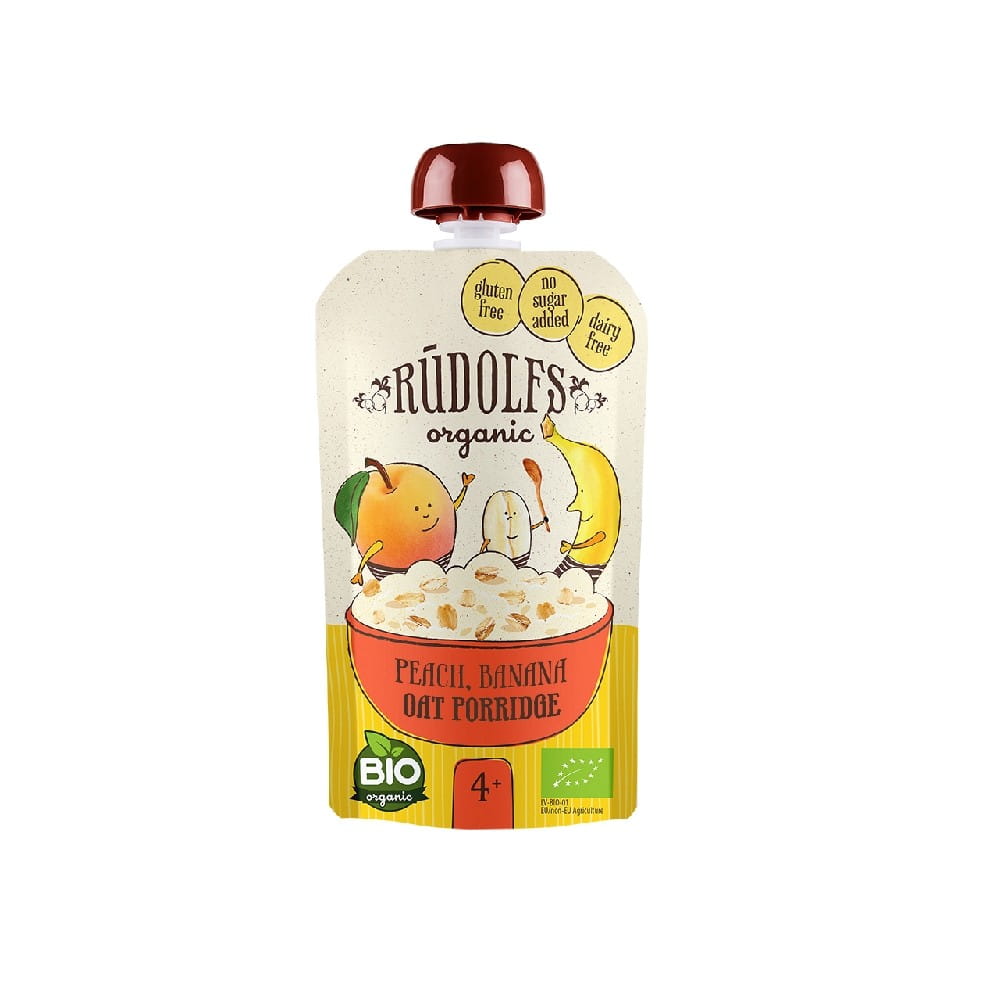 Organic peach and banana porridge 110 g
