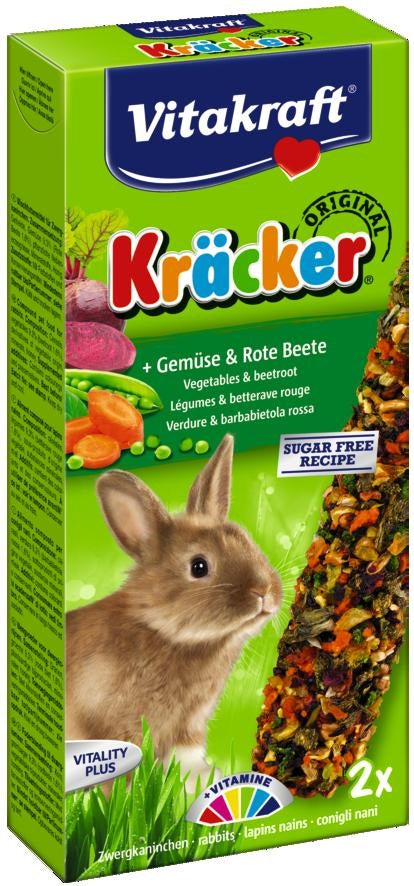 KRACKER Hintern für Kaninchen, Gemüse und Rote Bete 2 St. - VITAKRAFT