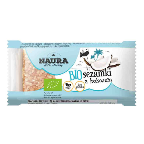 Sesamschoten mit Kokos BIO 27 g NAURA