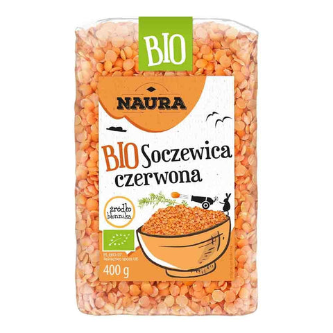 Rote Linsen BIO 400 g NAURA