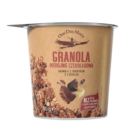 Granola Dreifach-Schokolade 80 g