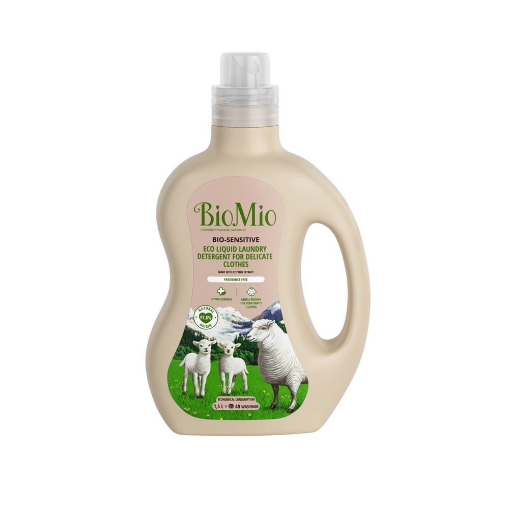 Ökologisches unparfümiertes Waschmittel 1500 ml biomio