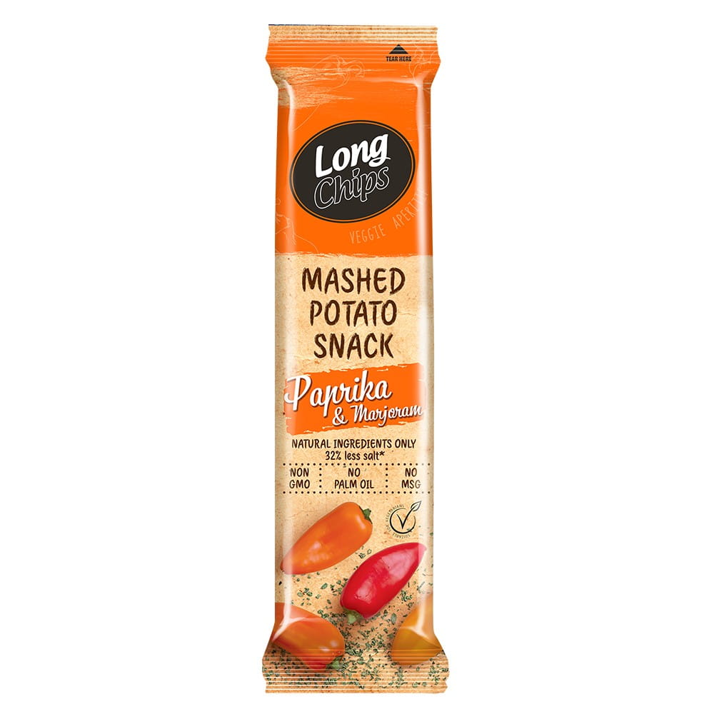 Aardappelchips, peper- en majoransmaak 75 g - LANGE CHIPS