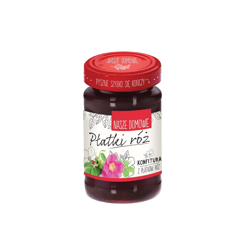 Marmellata di fiori di rosa 320 g PREMIUM ROSA