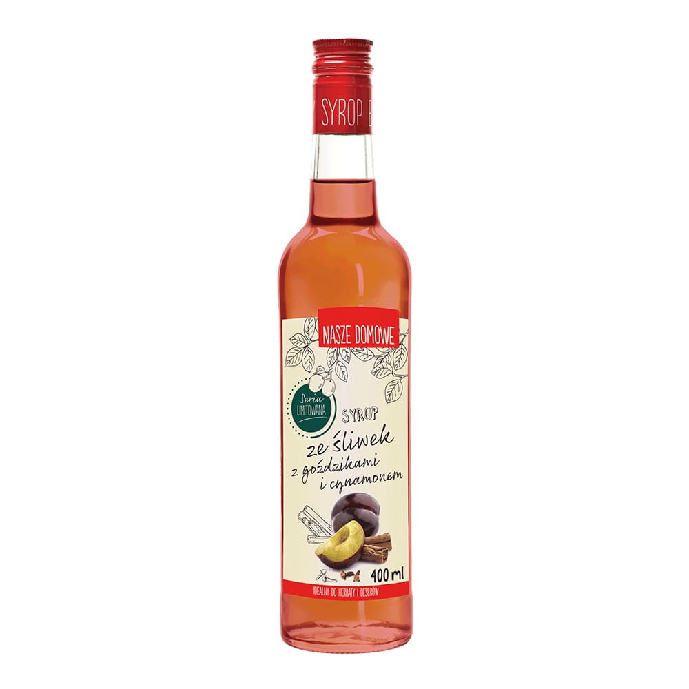 Xarope de ameixa com cravo e canela 400 ml PREMIUM ROSA