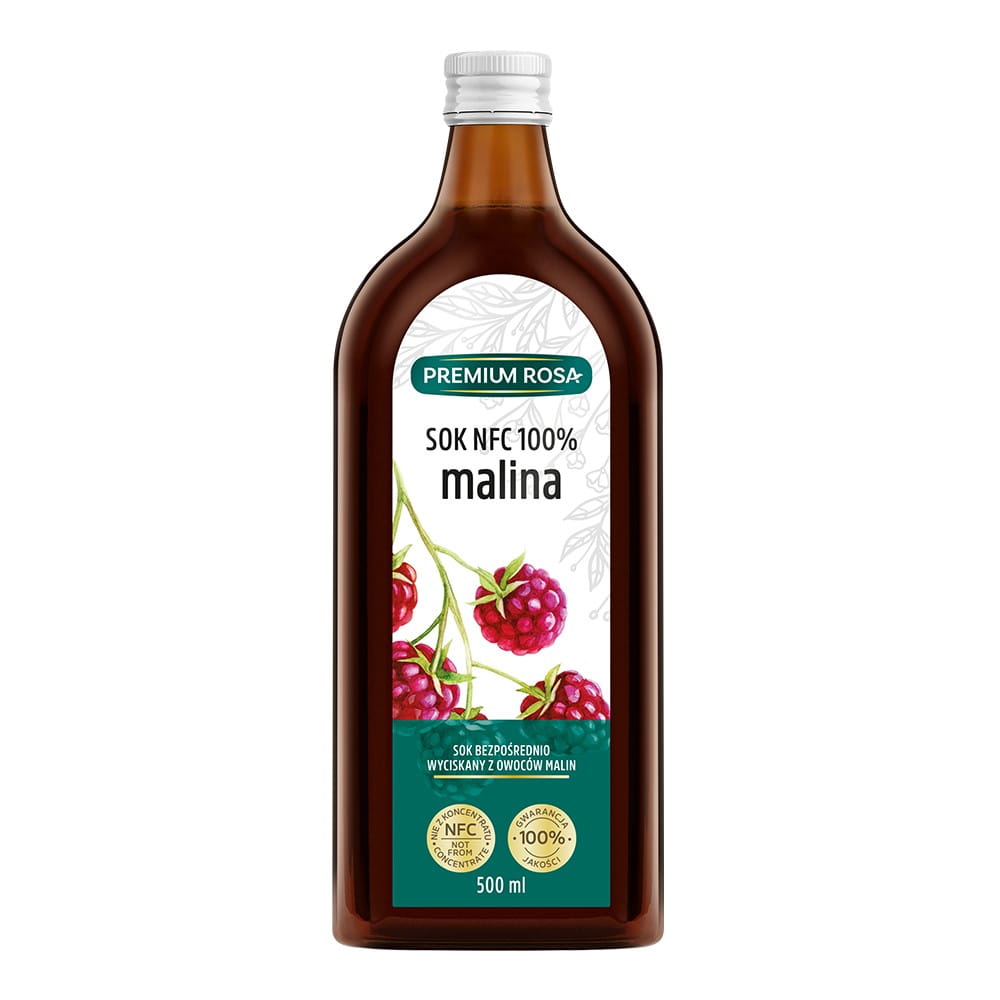 Himbeersaft 100% 500 ml PREMIUM ROSA
