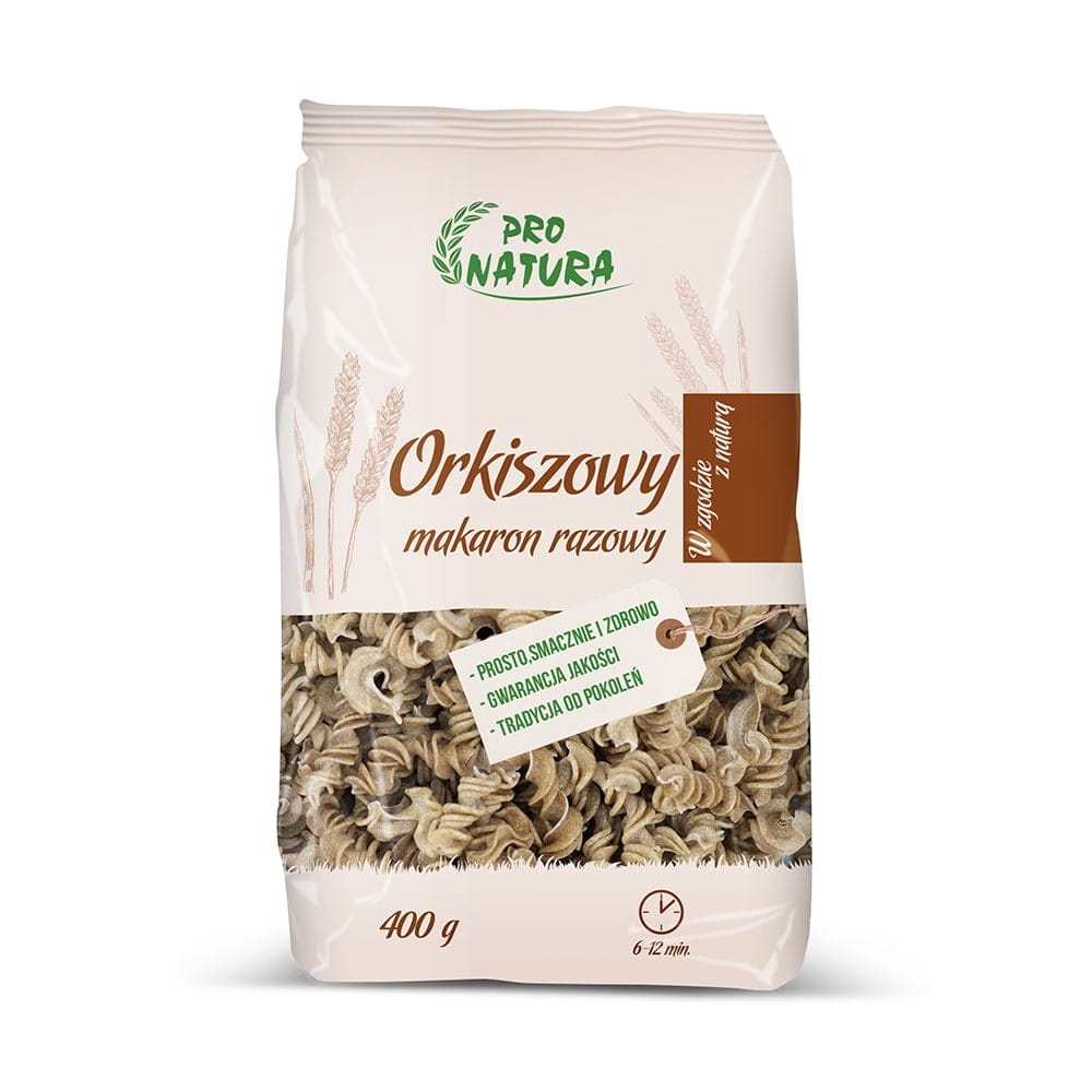 Mì nguyên cám Dinkel Gimlet 400 g PRO NATURA