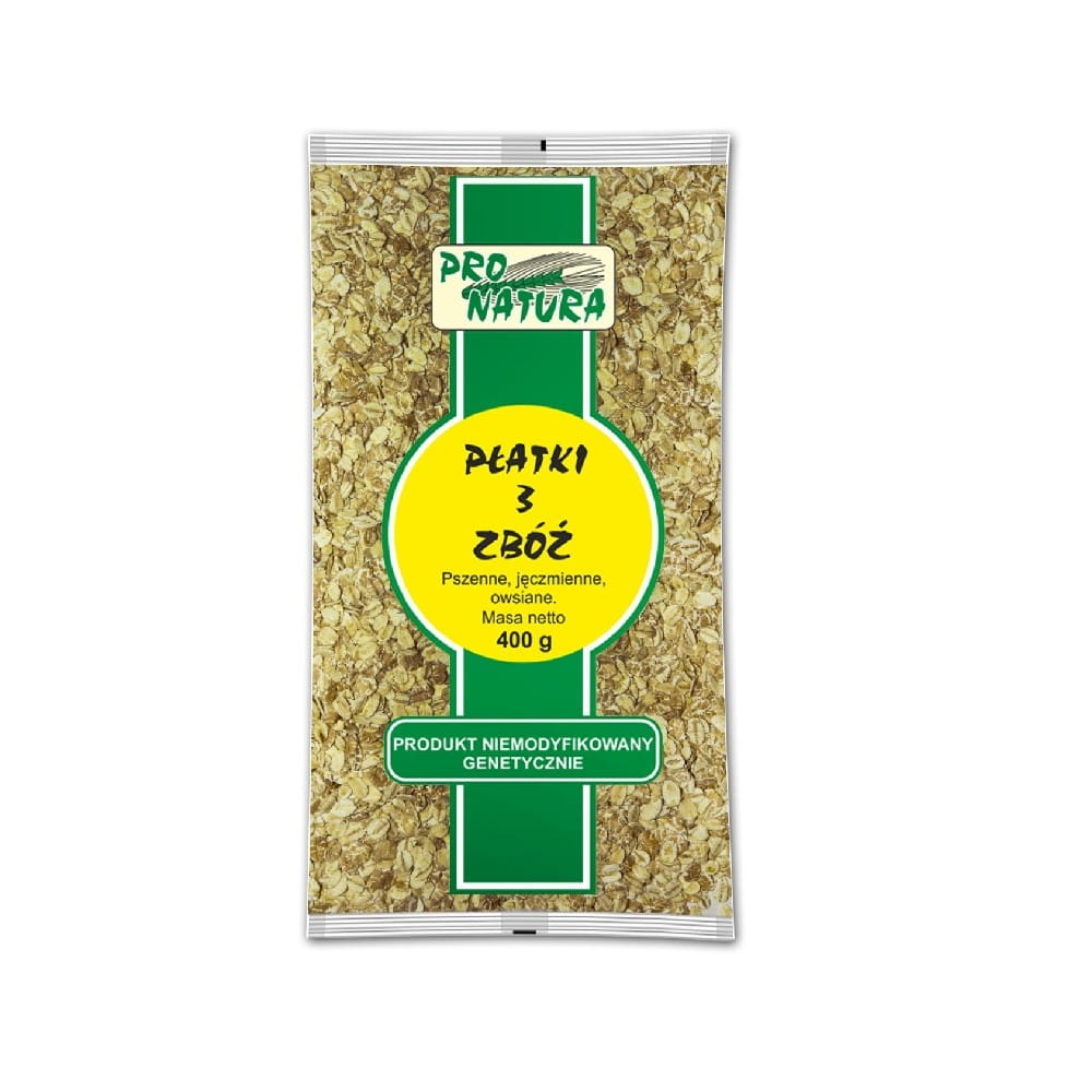 Flakes 3 cereals 400 g PRO NATURA