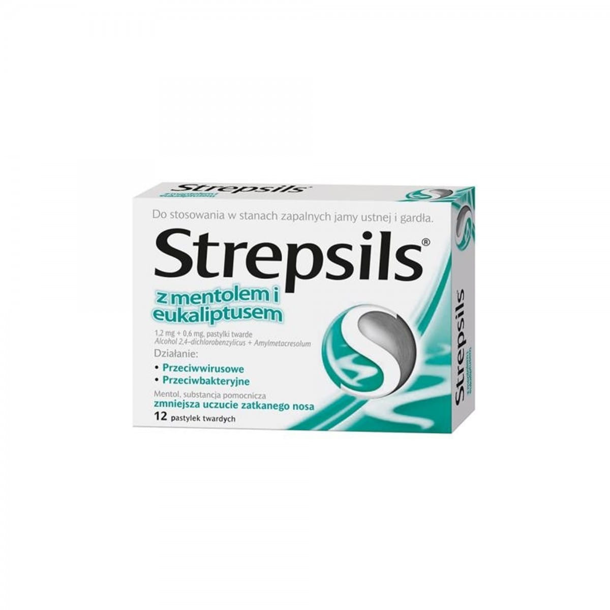 Strepsils Menthol and Eucalyptus 12 Lozenges