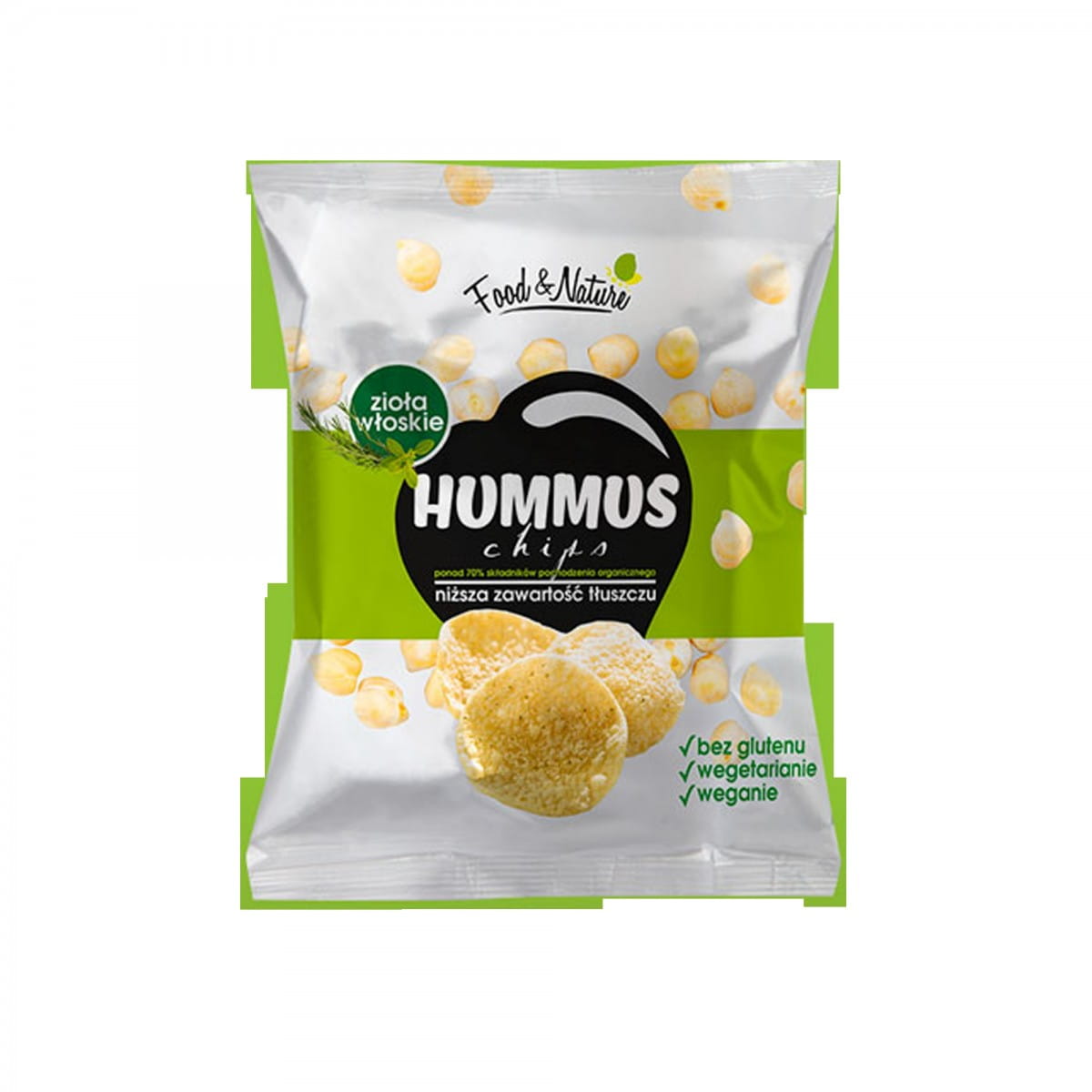 Gluténmentes csicseriborsó chips olasz fűszerekkel 40 g SOLON