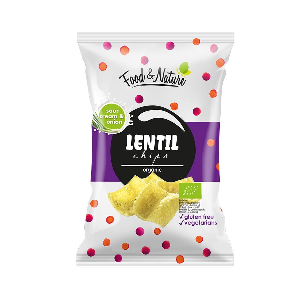 Glutenfri grädde & löksnacks EKO 30 g SOLON
