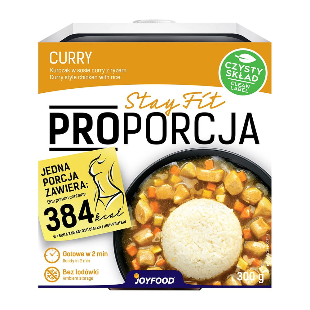 Kuřecí maso v kari omáčce s rýží a zeleninou 300 g