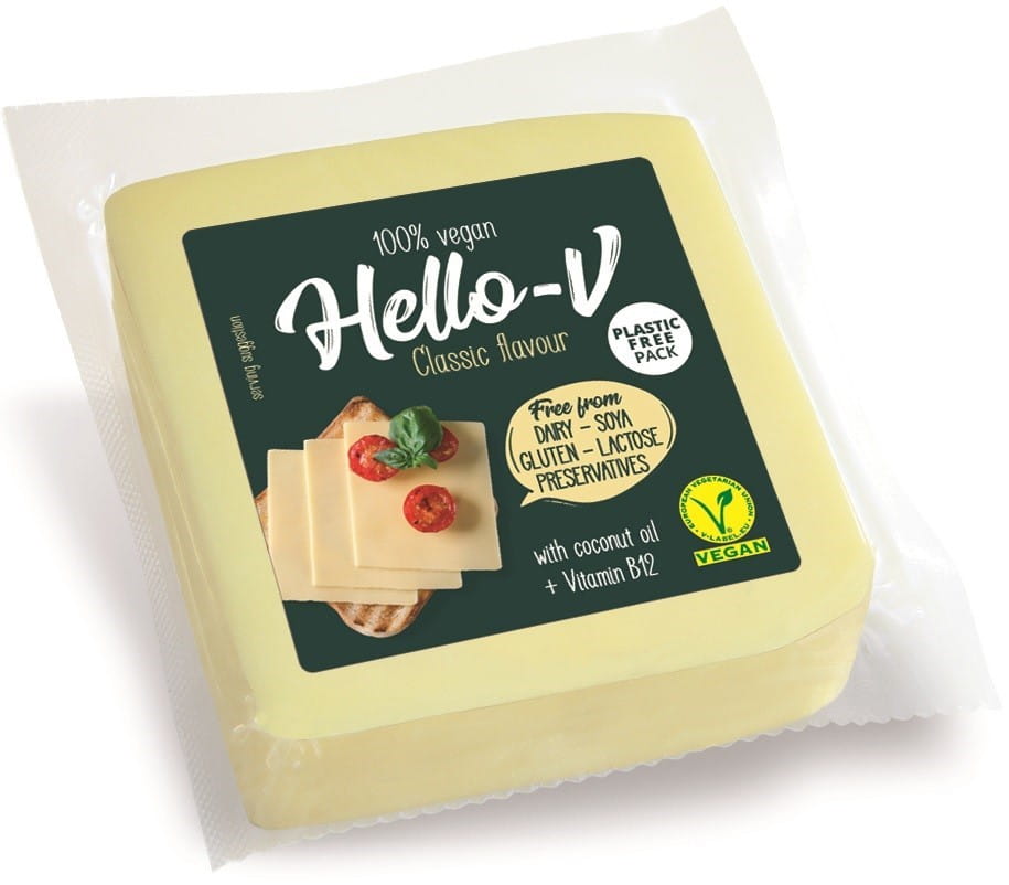 Rostlinná alternativa k sýru, kostky 200 g HALLO - V