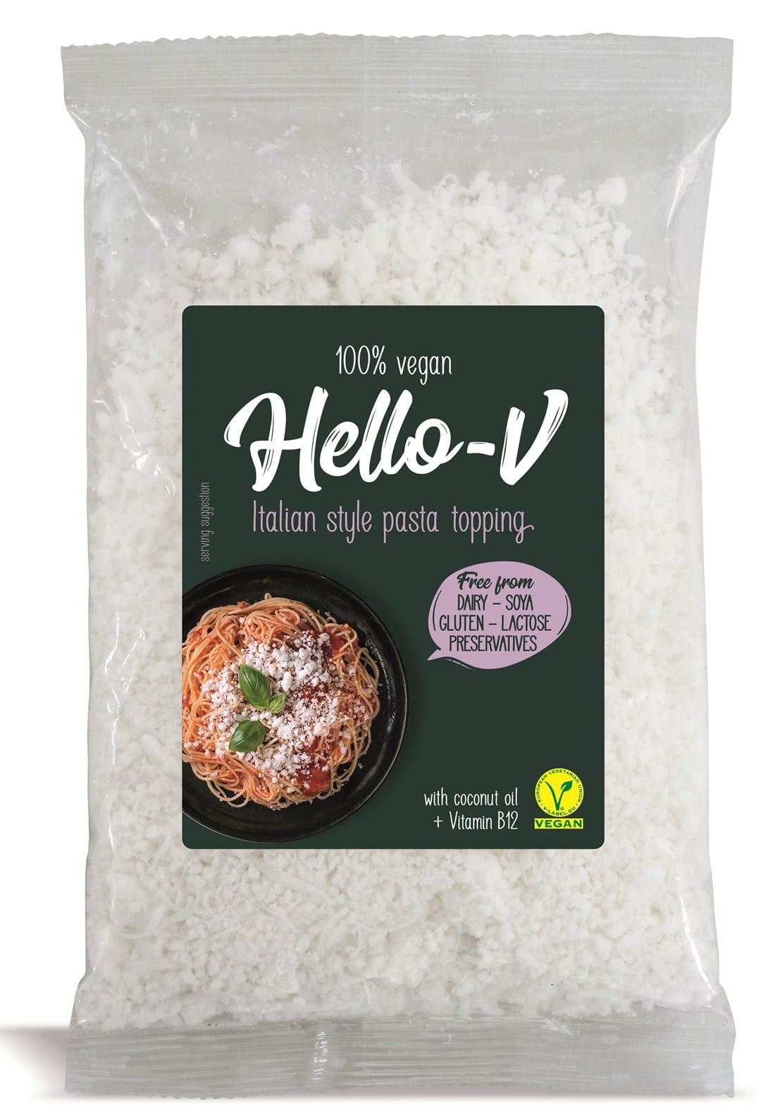 Rostlinná alternativa k strouhanému sýru s drobenkou 200 g HALLO - V