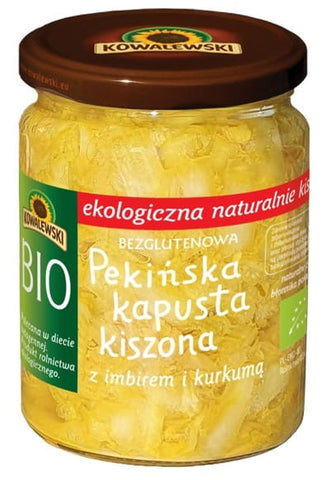 Chinesisches Sauerkraut mit Ingwer und Kurkuma glutenfrei BIO 400 g KOWALEWSKI