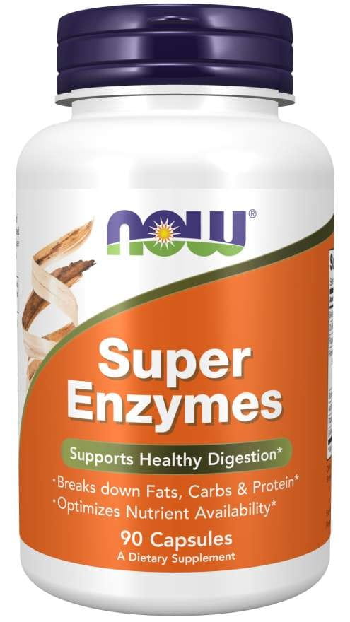 Superenzima 90 Cápsulas NOW FOODS