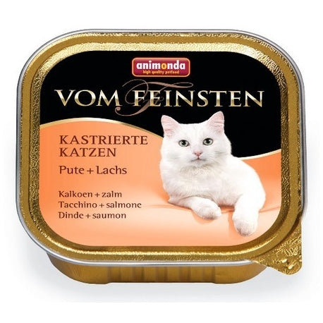 Vom Feinsten für kastrierte Katzen Truthahn & Lachspfanne 100 g - ANIMONDA