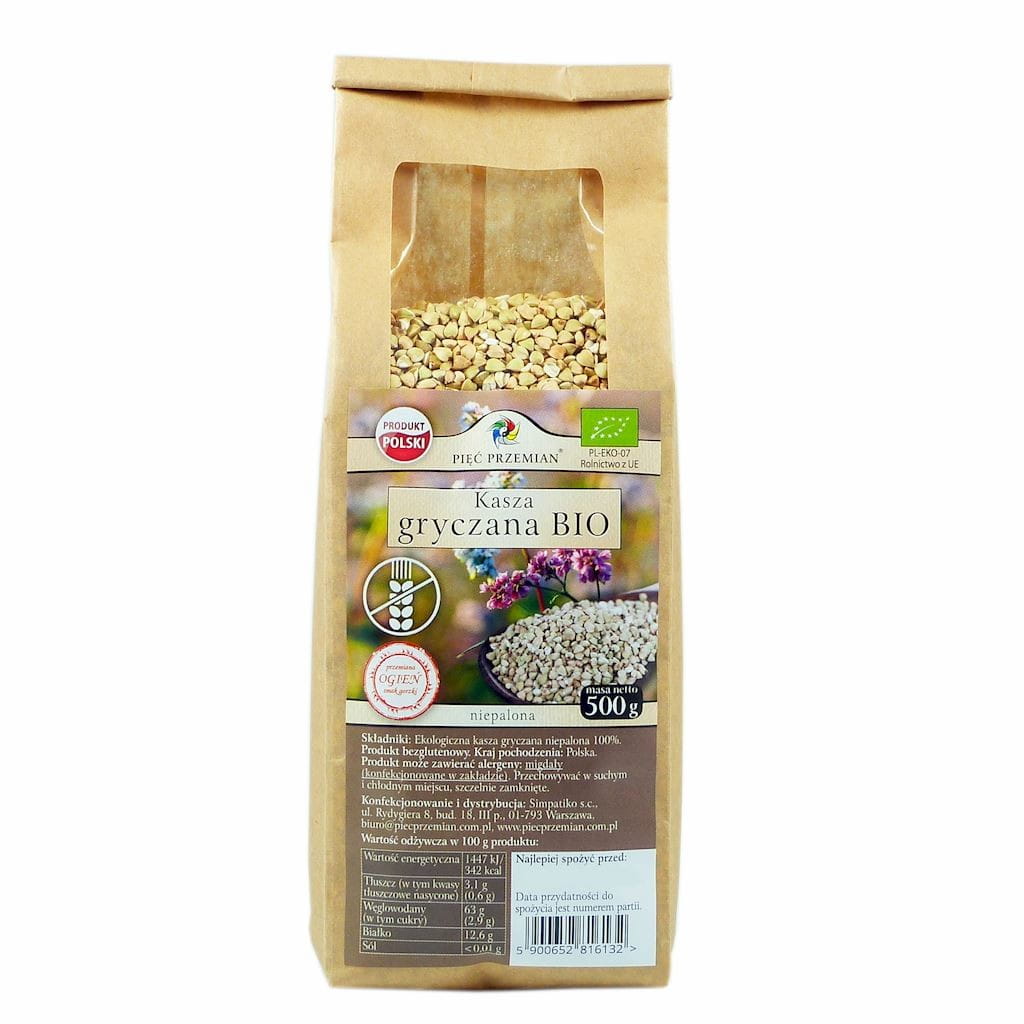 Grano saraceno niEPAlona BIO 500g senza glutine CINQUE MODIFICHE