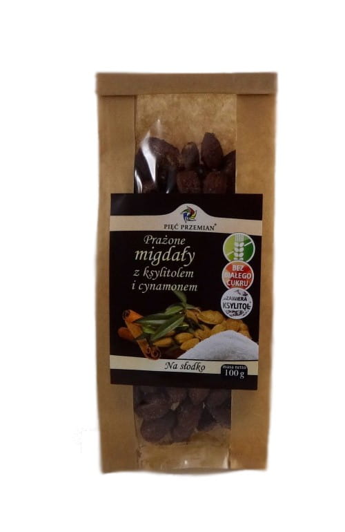 Ristede mandler med xylitol og kanel 100g FÜNF ÄNDERUNGEN