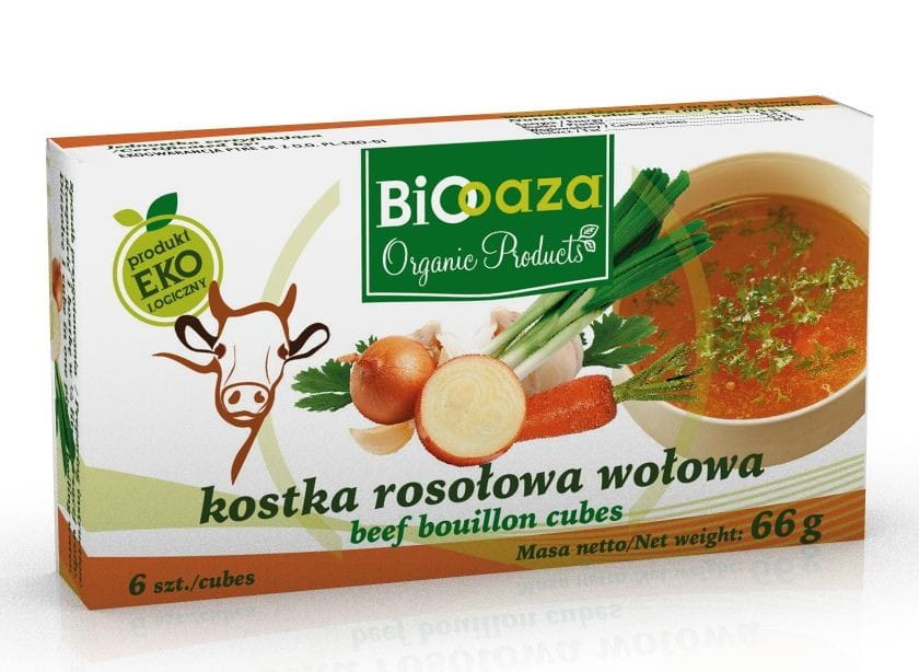 BIO hovězí bujónové kostky 66g - BIO OASIS