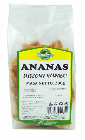 Getrocknete Ananasstücke 200g Gourmet