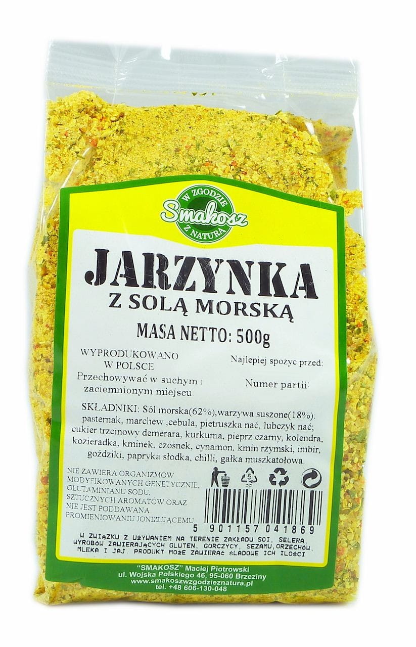 Gemüse Gemüse mit Meersalz 500g SMAKOSZ