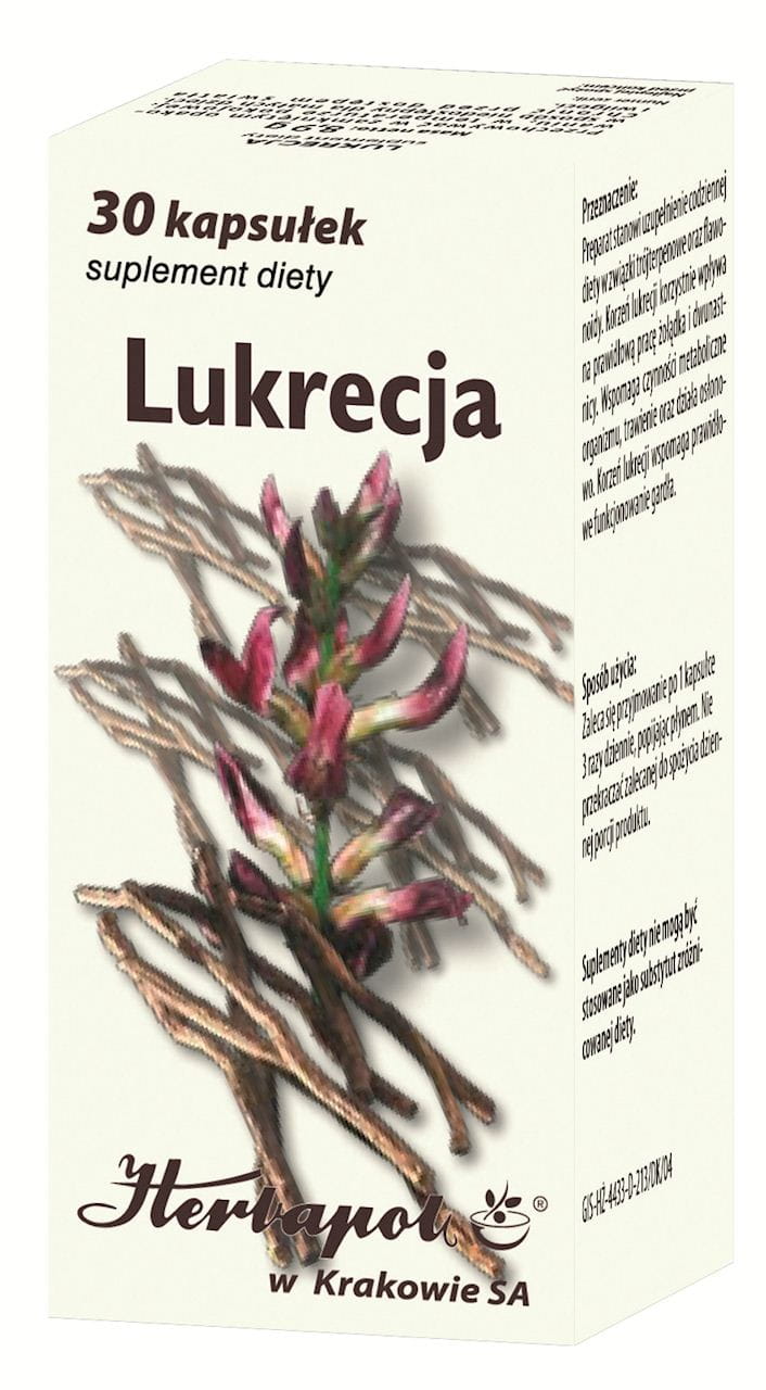 Lékořice 30 kapslí HERBAPOL