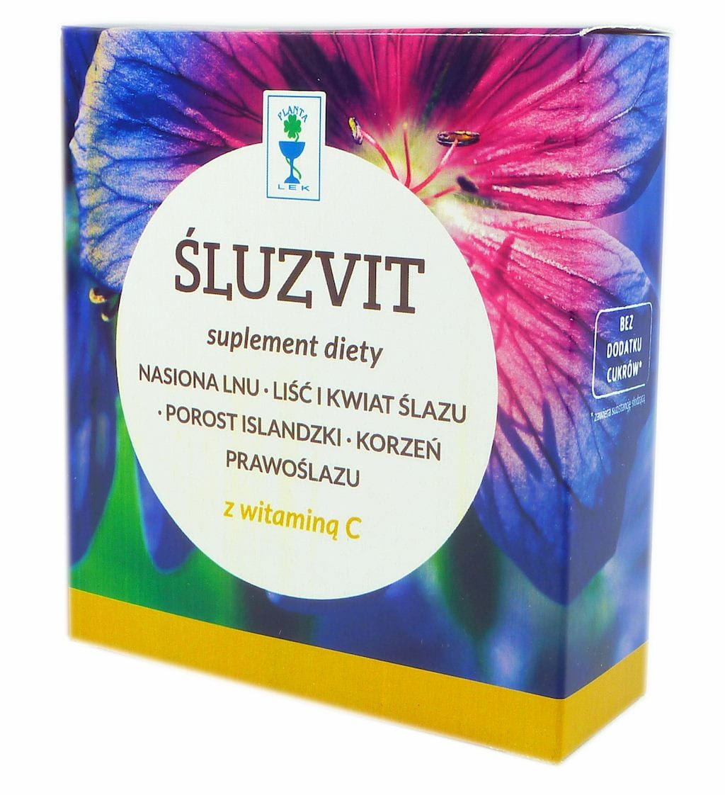 Śluzvit zuckerfreie Pastillen 80g (Doypack) PLANTA - DRUG