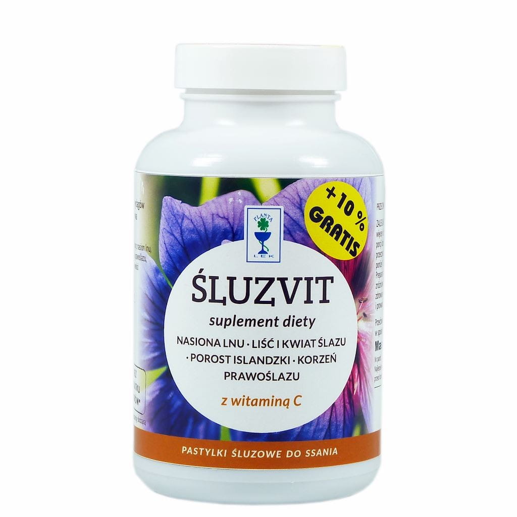 Śluzvit Lutschtabletten ohne Zucker 160 g Dose + 10 % gratis PLANTA - DRUG