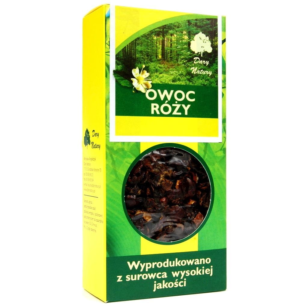 Rosenfrugt 50g (Gul æske) NATURENS GAVER